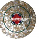 Marble Marquetry Coffee Table Top Abalone Stone Inlaid Living Decor H3503