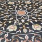 Marble Hallway Outdoor Dining Table Top Marquetry Inlay Stone Round Decor E636