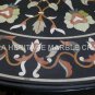 Marble Hallway Outdoor Dining Table Top Marquetry Inlay Stone Round Decor E636