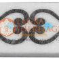 12"x4" Marble White Handmade Wall Decor Tile Multi Stone Italian Art Home Decor