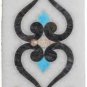 12"x4" Marble White Handmade Wall Decor Tile Multi Stone Italian Art Home Decor