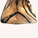 Custom Epoxy Resin Rock Wave Resin Coffee Table Wood Plank Dining Table Interior