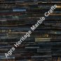 Marble Black Tiger Eye Semi Precious Coffee Dining Table Top Unique Pattern Arts