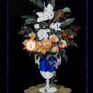 Marble Black Center Panel Table Top Beautiful Flower Vase Handicraft Decor E1609 Marble Black Center Panel Table Top Beautiful Flower Vase Handicraft Decor E1609