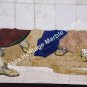 5.5'x3.5' Jesus Christ & Apostles Pietra Dura Wall Plaque Mosaic Black Table Top