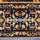 5'x3' Marble Top Dining Table Mosaic Pietra Dura Inlay Christmas Furniture H3106