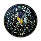 32" Marble Top Custom End Table Top for Sale Marquetry Inlay Bedroom Decor E1074