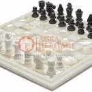 White Marble Chess Indoor Handmade Game Mop Inlaid Mosaic Art Best Birthday Gift White Marble Chess Indoor Handmade Game Mop Inlaid Mosaic Art Best Birthday Gift