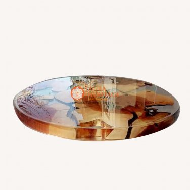 Epoxy Clear Resin Dining Coffee Custom Table Top Handmade Luxury Furniture Decor
