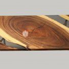 Black Resin River Center Cocktail Table Top Wooden Handmade Interior Home Decor