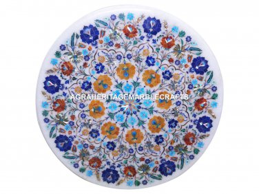 Marble Coffee Table Top Stunning Multi Inlay Floral Design Kitchen Decor H3050