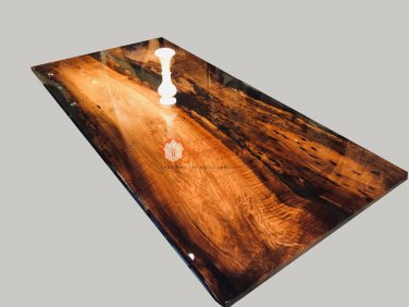 Semi Finished Wooden Working Custom Dining Corridor Table Top Handmade Furniture