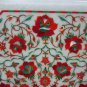 18" Marble Inlaid Precious Stones Coffee Table Top Unique Mughal Art Decor Gifts