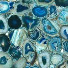 57" x 43'' Blue Agate Stone vanity Beautiful Dining Top Center Table Home Arts