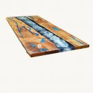 Epoxy Resin River Dining Conference Restaurant Table Top Handmade Furniture Deco