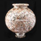 11'' Marble Flower Pot Mother of Pearl Pauashell Inlay Precious Stone Gift H3750 11'' Marble Flower Pot Mother of Pearl Pauashell Inlay Precious Stone Gift H3750