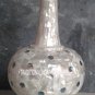 15" White Marble Flower Pot Mother of Pearl Inlay Precious Stone Hallway Decor