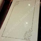 5'x3' Italian Marble Top Dining Table Precious Inlay Home Outdoor Decor E949A