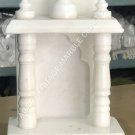10"x6" White Marble Indoor Mini Pooja Temple Religious Living Room Decor E1466