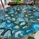 32" Round Marble Agate Stone Dining Center Table Top Art Living Room Decor E1086