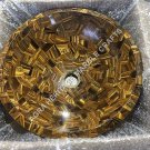 Marble Wash Basin Tiger Eye Inlay Random Stone Design Bathroom Accessories E414 Marble Wash Basin Tiger Eye Inlay Random Stone Design Bathroom Accessories E414
