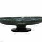 16" Green Marble Fruits Bowl Turquoise Lapis Lazuli Inlay Decor Veterans Gifts