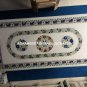 4'x2' Marble Dining Table With Stand Malachite Inlay Special Halloween Art H3165