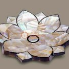 Modern Marble Fruit Organizer Bowl Mop Floral Shape Kitchen Decor Accessories
