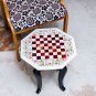 Marble White Handmade Chess Set Indoor Game Decorative Multi Stone Art Game Top