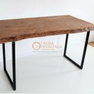 Epoxy table, outdoor furniture vivid edge, epoxy wood resin dining custom table