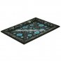 9"x6" Black Marble Tray Turquoise Inlay Floral Fine Arts Decorative kitchen E93