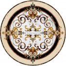 30" Round Marble Coffee Table Top Pietra Dura Italian Inlay Kitchen Decor H4443