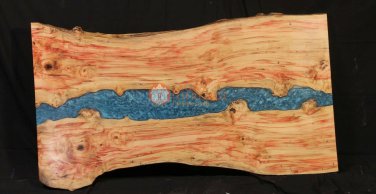 Live Edge Handmade Wooden Epoxy Collectible Dining Conference Table Patio Decor