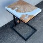 White Handmade Resin Woodenworking Epoxy Custom Sofa Dining Table Top Home Decor