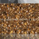4'x2' Marble Dining Table Top Chocolate Quartz Backlit Art Hallway Decor E206