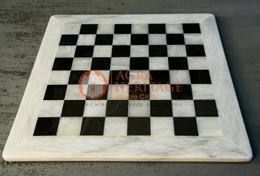 12" Marvelous Inlaid Chess Top Coffee Table Mosaic Gemstone Art Columbus Gift