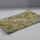 12"x18" Golden Mother of Pearl Marble Tray Inlay Stone Kitchen Gift Decor E277 12"x18" Golden Mother of Pearl Marble Tray Inlay Stone Kitchen Gift Decor E277