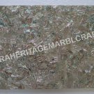 3'x2' White Abalone Light Table Top Inlaid Stone With LED Lights Home Decor E198