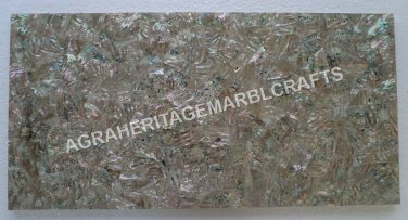 3'x2' White Abalone Light Table Top Inlaid Stone With LED Lights Home Decor E198