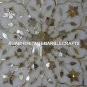 24"x24" White Marble Coffee Table Top Mother of Pearl Art Home Decor