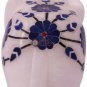 3" Marvulesh Inlaid Wild Elephant Lapis Gemstone Floral Art Bedroom Decor Gifts