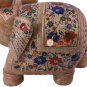 12" Marble Trunk Up Elephant Statue Carnelian Semi Precious Bedroom Decor Gifts