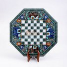 Green Marble Chess Set Indoor Best Game With Stand Multi Stone Elephant Art Deco Green Marble Chess Set Indoor Best Game With Stand Multi Stone Elephant Art Deco