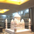 White Marble Taj Mahal Decorative Replica Handmade Historical Gifts Deco H3617