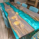 Live edge Spalted Maple Bar top epoxy top We make custom wood epoxy table Decor