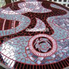 Italian Marble Dining Table Mosaic Precious Inlay Handmade Furniture Decor H3843