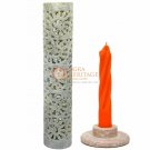 11" Italian Marble Candle & Incense Holder Filigree Work Temple Decor Gift Her 11" Italian Marble Candle & Incense Holder Filigree Work Temple Decor Gift Her