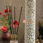 11" Italian Marble Candle & Incense Holder Filigree Work Temple Decor Gift Her