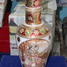 14" Marble Flower Vase Radha krishna Hand Painted Traditional Design Decor H5745
