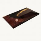 Dark Brown Agate Dining Table Top Epoxy Semi Finished Furniture Restaurant Decor Dark Brown Agate Dining Table Top Epoxy Semi Finished Furniture Restaurant Decor
